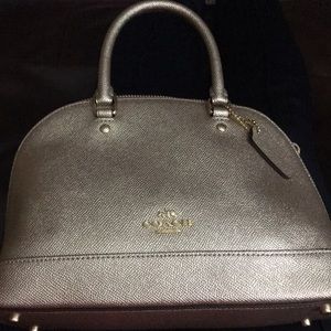 Coach bag- Platinum NWOT